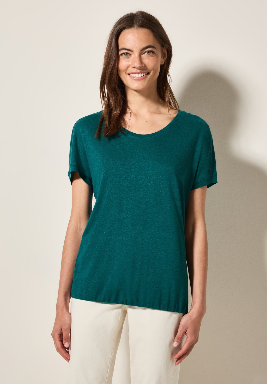 Базовая футболка Cecil, зеленый
Базовая футболка Cecil, зеленый