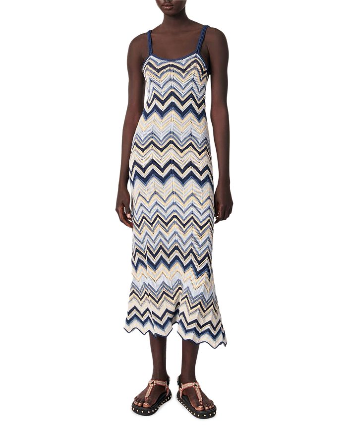 Вязаное платье макси крючком Maje, мультиколор
Вязаное платье макси крючком Maje, мультиколор