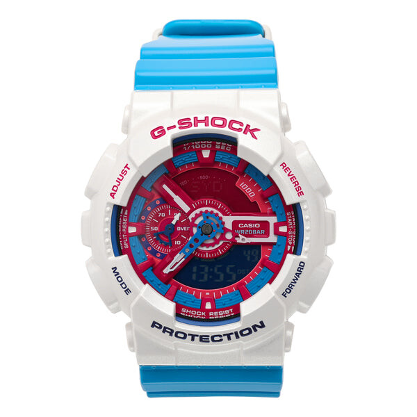 Часы CASIO G-Shock Analog-Digital 'White', синий
Часы CASIO G-Shock Analog-Digital 'White', синий