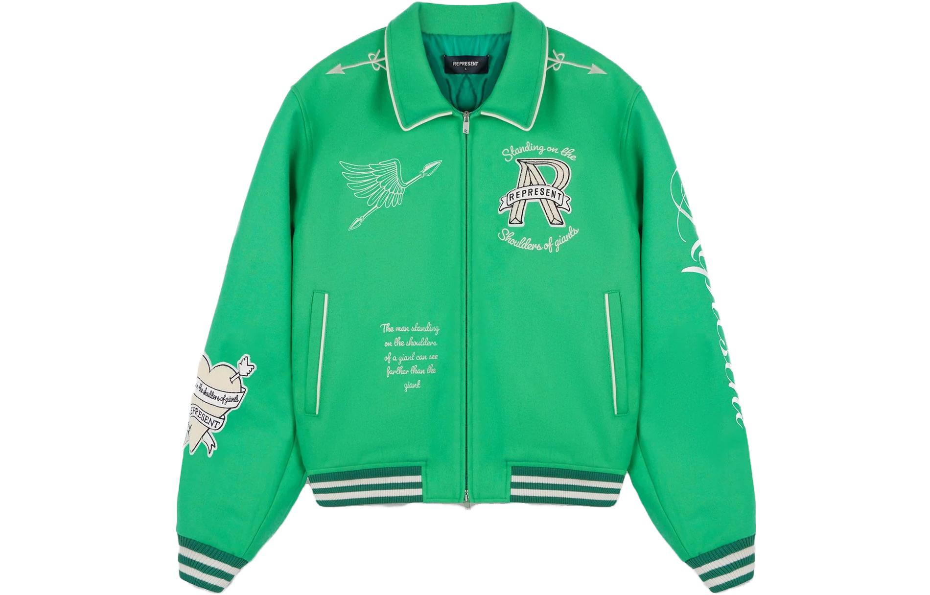 REPRESENT Куртка унисекс зеленая, Green
REPRESENT Куртка унисекс зеленая, Green