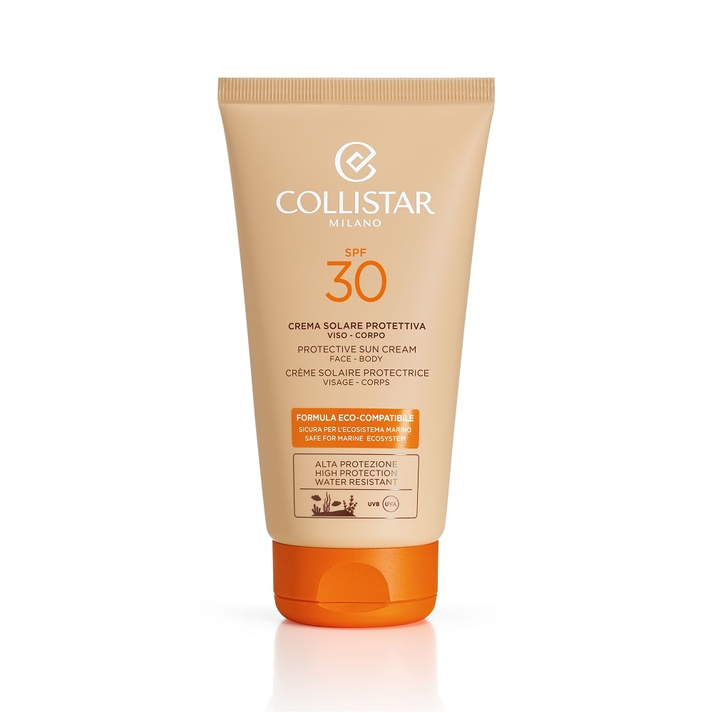 Солнцезащитный крем SPF 30 eco-compatible - protective sun cream face-body spf 30 Collistar, 150 мл
Солнцезащитный крем SPF 30 eco-compatible - protective sun cream face-body spf 30 Collistar, 150 мл