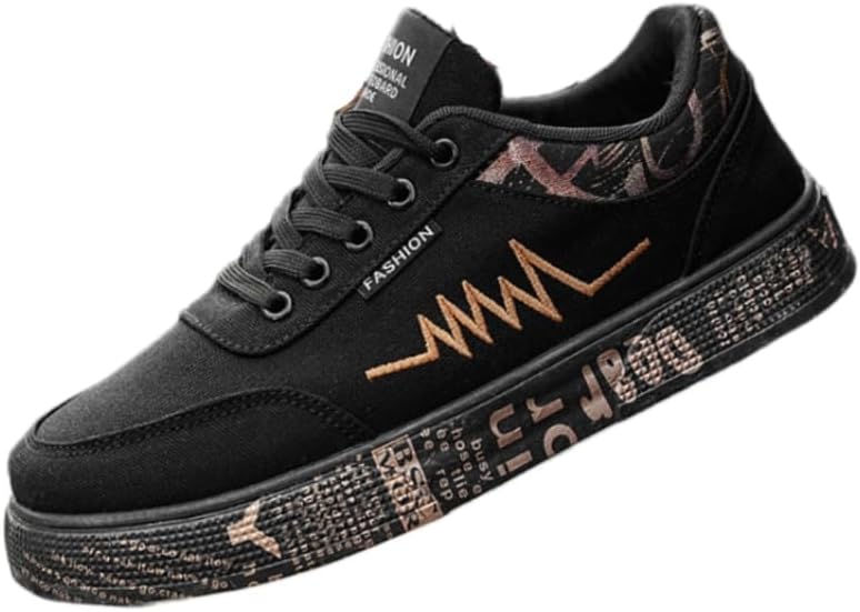 Мужские кроссовки большого размера из модного холщового материала - повседневные дышащие спортивные кеды для молодежи Spkfhd, черный
Мужские кроссовки большого размера из модного холщового материала - повседневные дышащие спортивные кеды для молодежи Spkfhd, черный