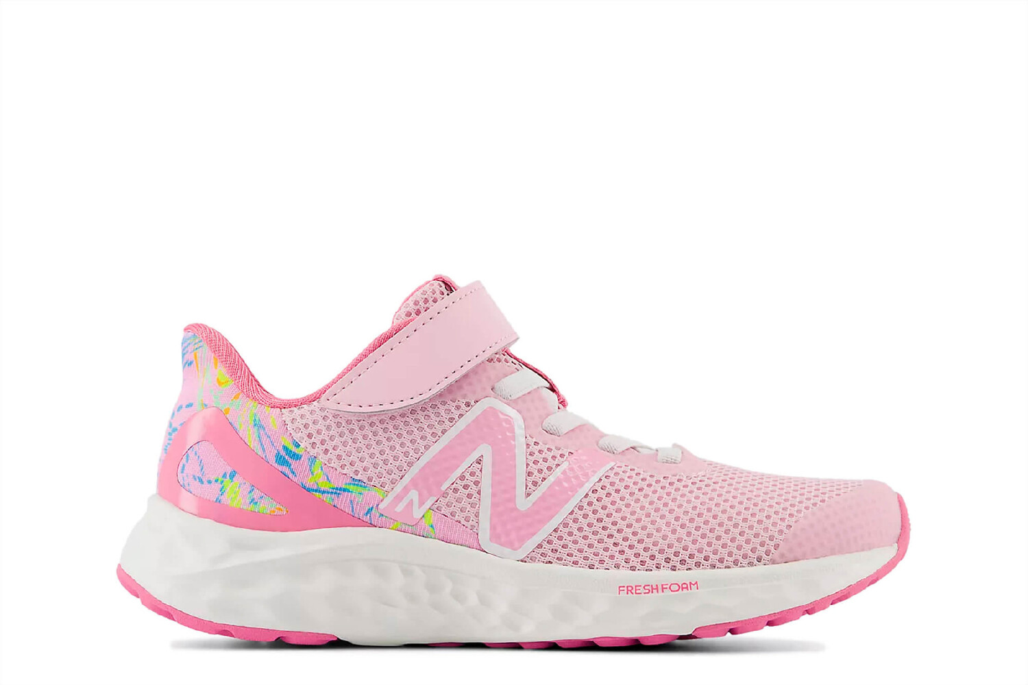 Кроссовки на регулируемых бретелях arishi v4 банджи-шнур с ремешком сверху New Balance, розовый