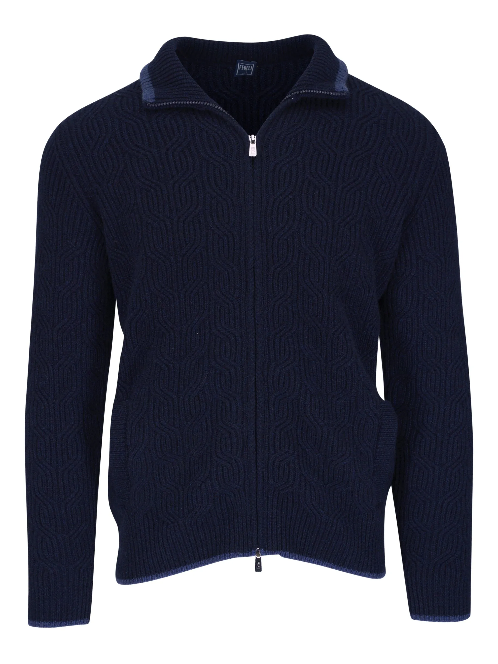 Кардиган на молнии Fedeli, синий
Кардиган на молнии Fedeli, синий