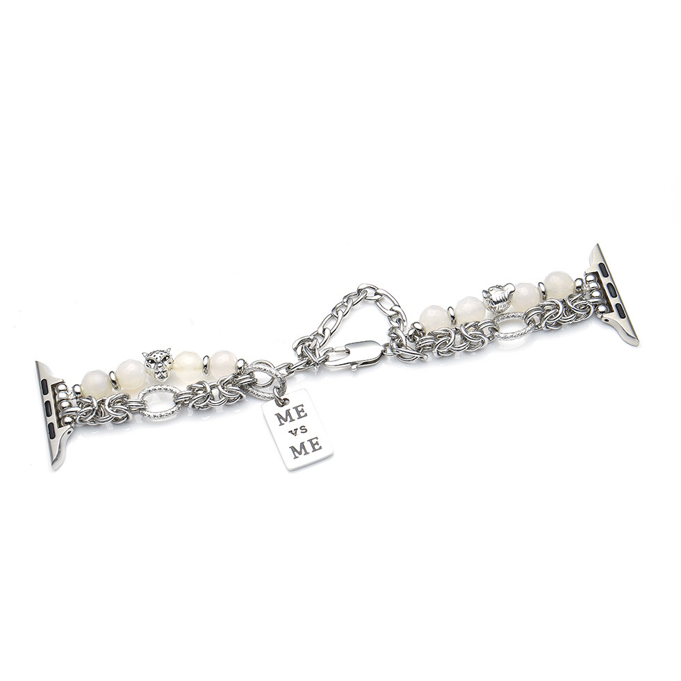 Ремешок Apple совместимый металлический Biaodaige, серебро
Ремешок Apple совместимый металлический Biaodaige, серебро