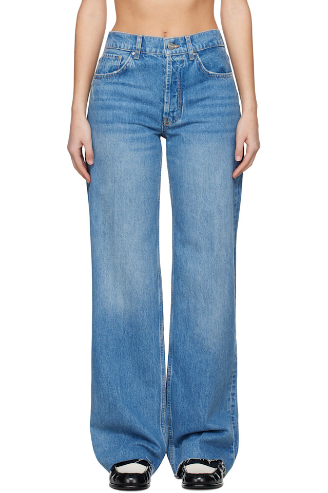 Хью джинсы Anine Bing, синий 
Хью джинсы Anine Bing, синий