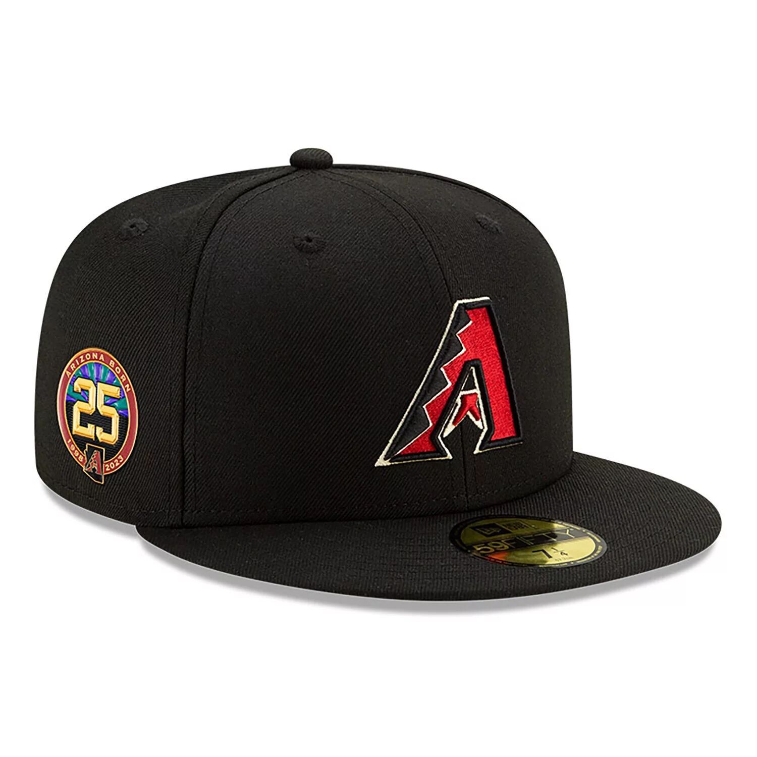 Мужская приталенная шляпа New Era Black Arizona Diamondbacks 25th Anniversary 59FIFTY
Мужская приталенная шляпа New Era Black Arizona Diamondbacks 25th Anniversary 59FIFTY