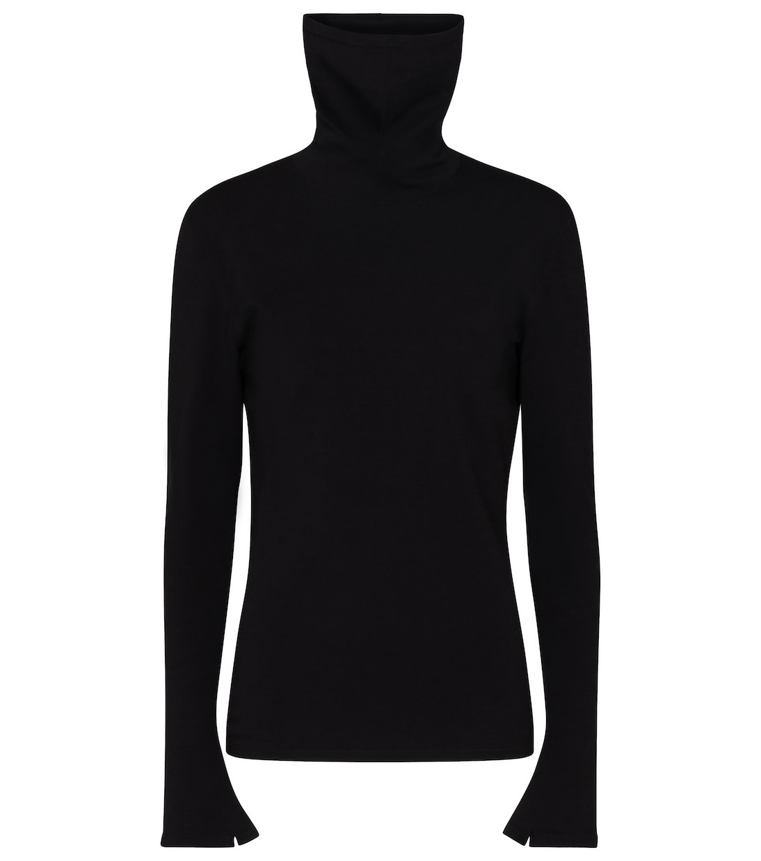 Водолазка из эластичной вязки Balenciaga, черный
Водолазка из эластичной вязки Balenciaga, черный