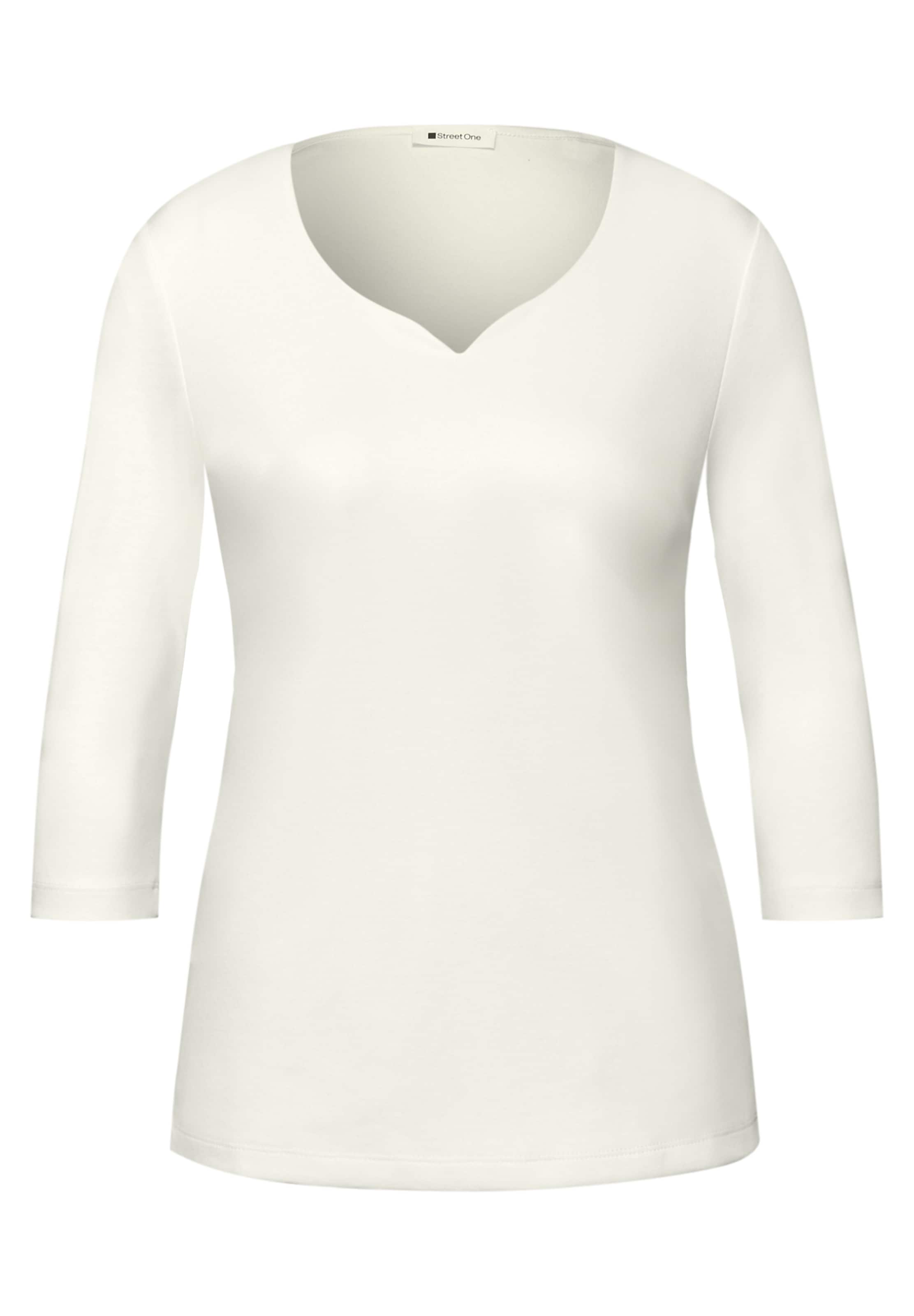 STREET ONE Лонгслив 'Ada' в цвете Off White
STREET ONE Лонгслив 'Ada' в цвете Off White
