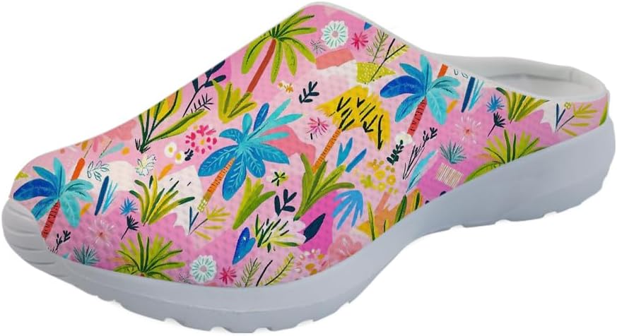 Садовые тапочки, сабо, нескользящие рабочие сандалии для поваров, медсестер и мужчин с поддержкой свода стопы, с принтом колибри и ромашек Forchrinse, розовый
Садовые тапочки, сабо, нескользящие рабочие сандалии для поваров, медсестер и мужчин с поддержкой свода стопы, с принтом колибри и ромашек Forchrinse, розовый