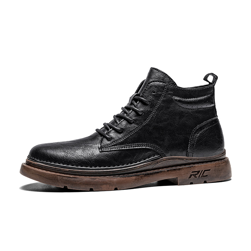 Британские винтажные рабочие ботинки повседневные мужские черные CARTELO
Британские винтажные рабочие ботинки повседневные мужские черные CARTELO