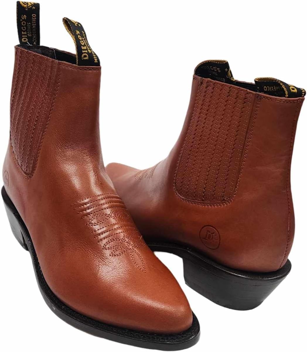 Мужские ботинки Dona Michi из натуральной кожи в западном стиле ковбойские слипоны до щиколотки, Tan
Мужские ботинки Dona Michi из натуральной кожи в западном стиле ковбойские слипоны до щиколотки, Tan