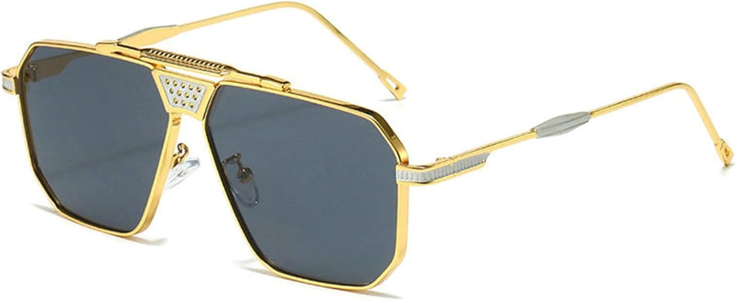 Солнцезащитные очки Willochra в стиле ретро, большие квадратные, для женщин и мужчин, винтажные очки-пилот с градиентным переходом цвета, классические большие металлические солнцезащитные очки, C2
Солнцезащитные очки Willochra в стиле ретро, большие квадратные, для женщин и мужчин, винтажные очки-пилот с градиентным переходом цвета, классические большие металлические солнцезащитные очки, C2