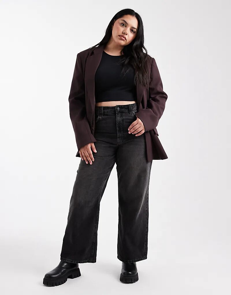 ASOS DESIGN Curve — приталенный блейзер в шоколадном цвете
ASOS DESIGN Curve — приталенный блейзер в шоколадном цвете