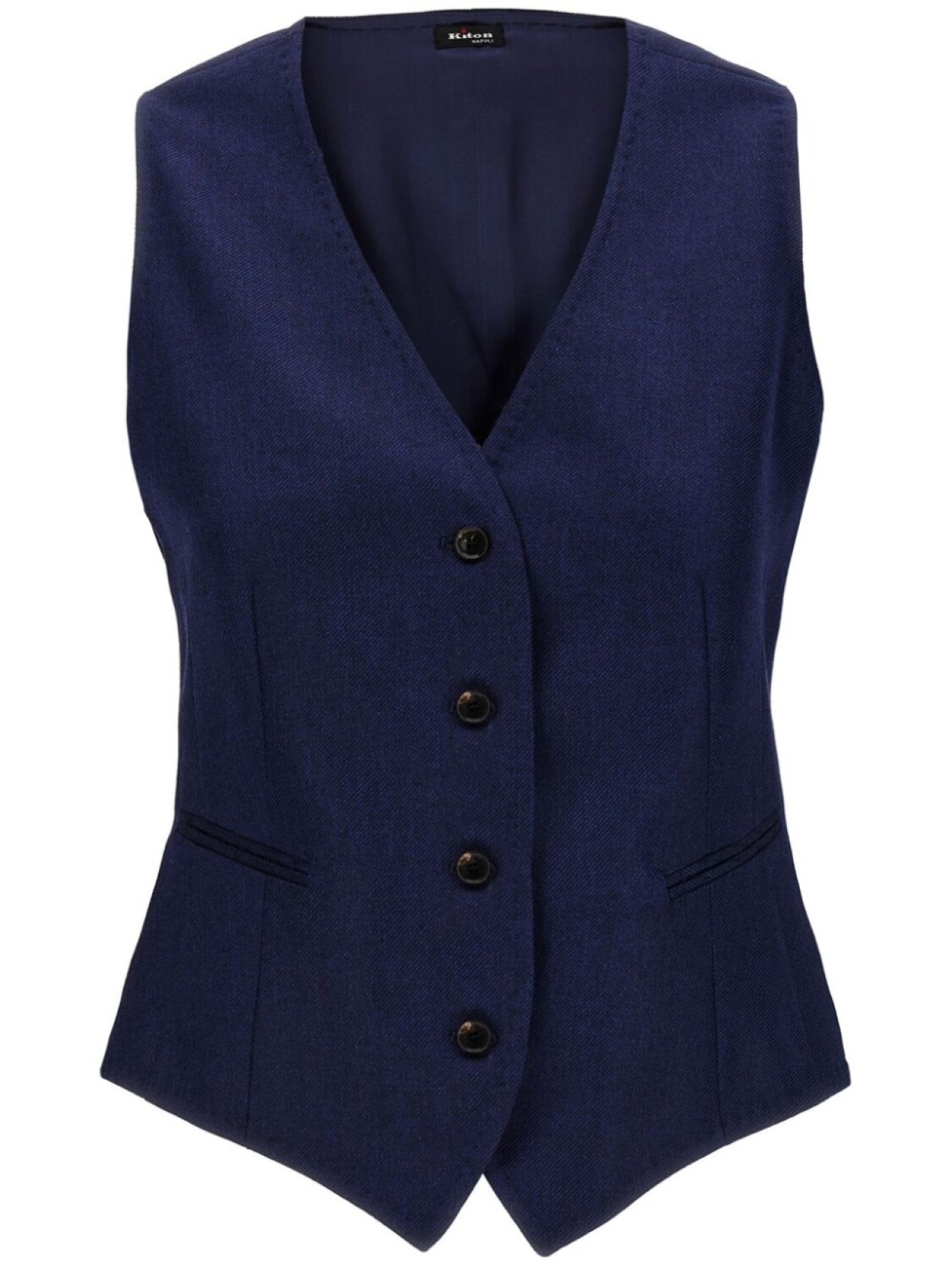 Жилет из твила Kiton, синий
Жилет из твила Kiton, синий