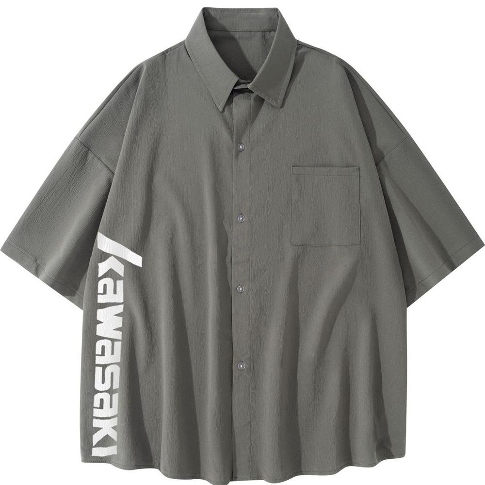 Рубашка унисекс Kawasaki, темно-серый
Рубашка унисекс Kawasaki, темно-серый