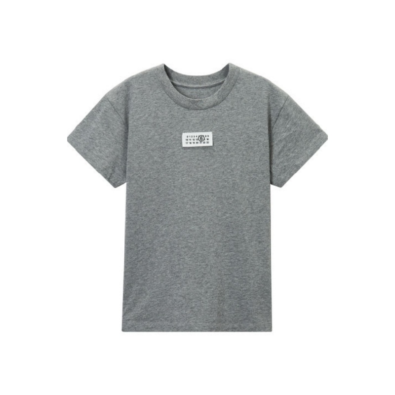 Хлопковая футболка patch MM6 Maison Margiela, серый
Хлопковая футболка patch MM6 Maison Margiela, серый