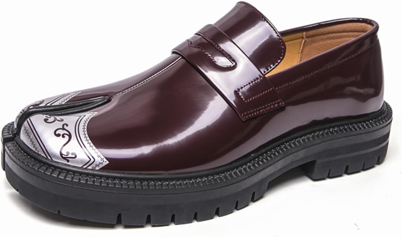 Мужские лоферы с запрессованным носком из лакированной кожи, на толстой подошве, с круглым носком, стильные туфли для вечеринок, свадеб, вечеров и деловых мероприятий Tengfeifly, коричневый
Мужские лоферы с запрессованным носком из лакированной кожи, на толстой подошве, с круглым носком, стильные туфли для вечеринок, свадеб, вечеров и деловых мероприятий Tengfeifly, коричневый