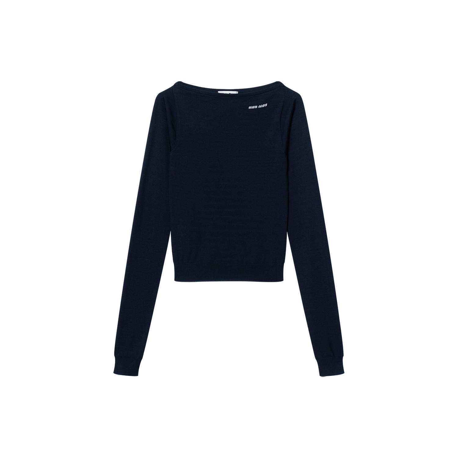 MIU MIU Свитер с лодочкой navy
MIU MIU Свитер с лодочкой navy
