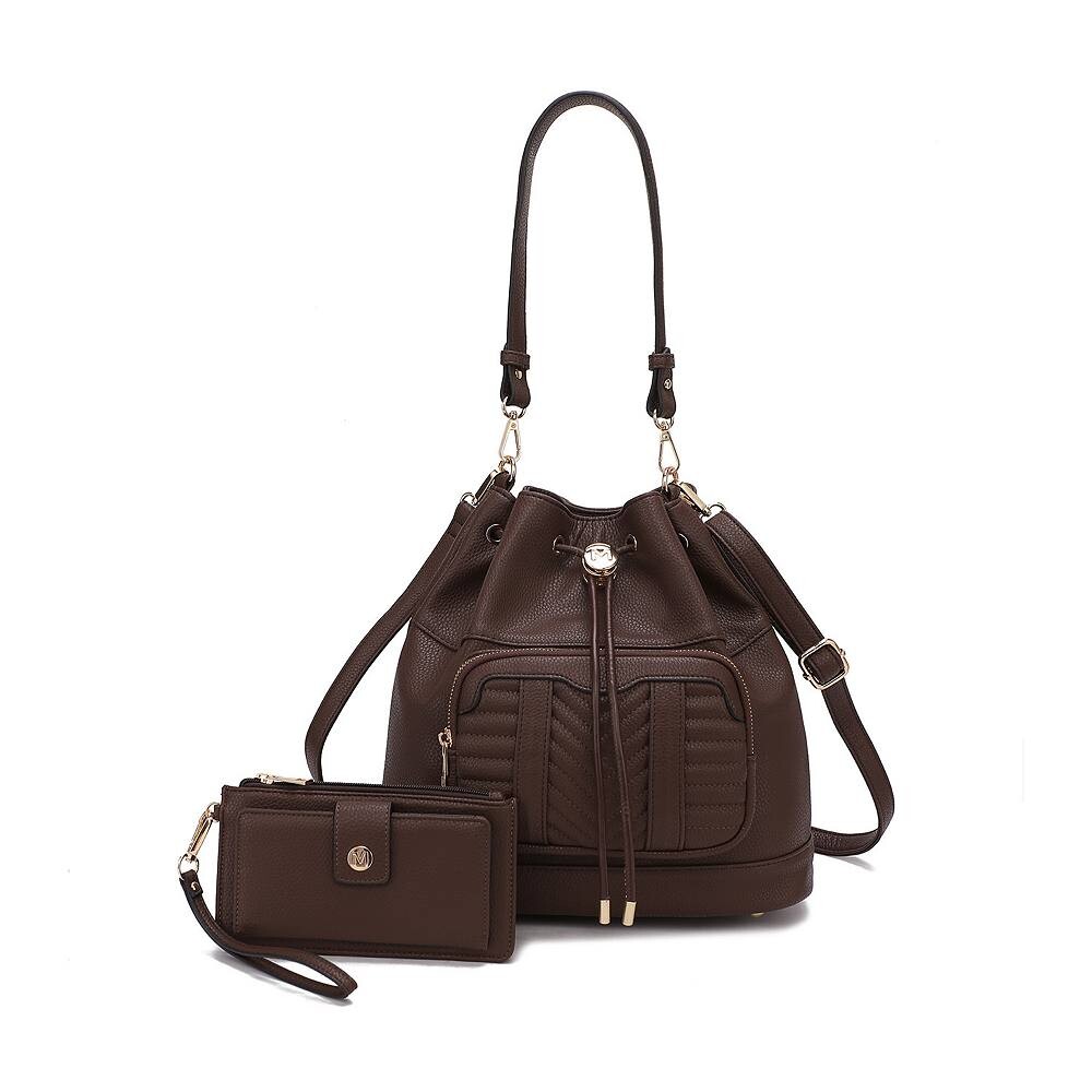 Mkf Collection Ryder Женская сумка через плечо из веганской кожи с кошельком от Mia K — 2 предмета MKF Collection, цвет Coffee
Mkf Collection Ryder Женская сумка через плечо из веганской кожи с кошельком от Mia K — 2 предмета MKF Collection, цвет Coffee