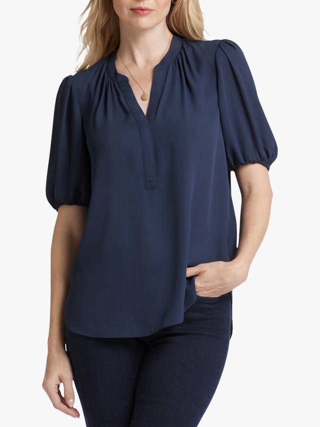 Блузка с коротким пышным рукавом NYDJ, цвет Oxford Navy
Блузка с коротким пышным рукавом NYDJ, цвет Oxford Navy