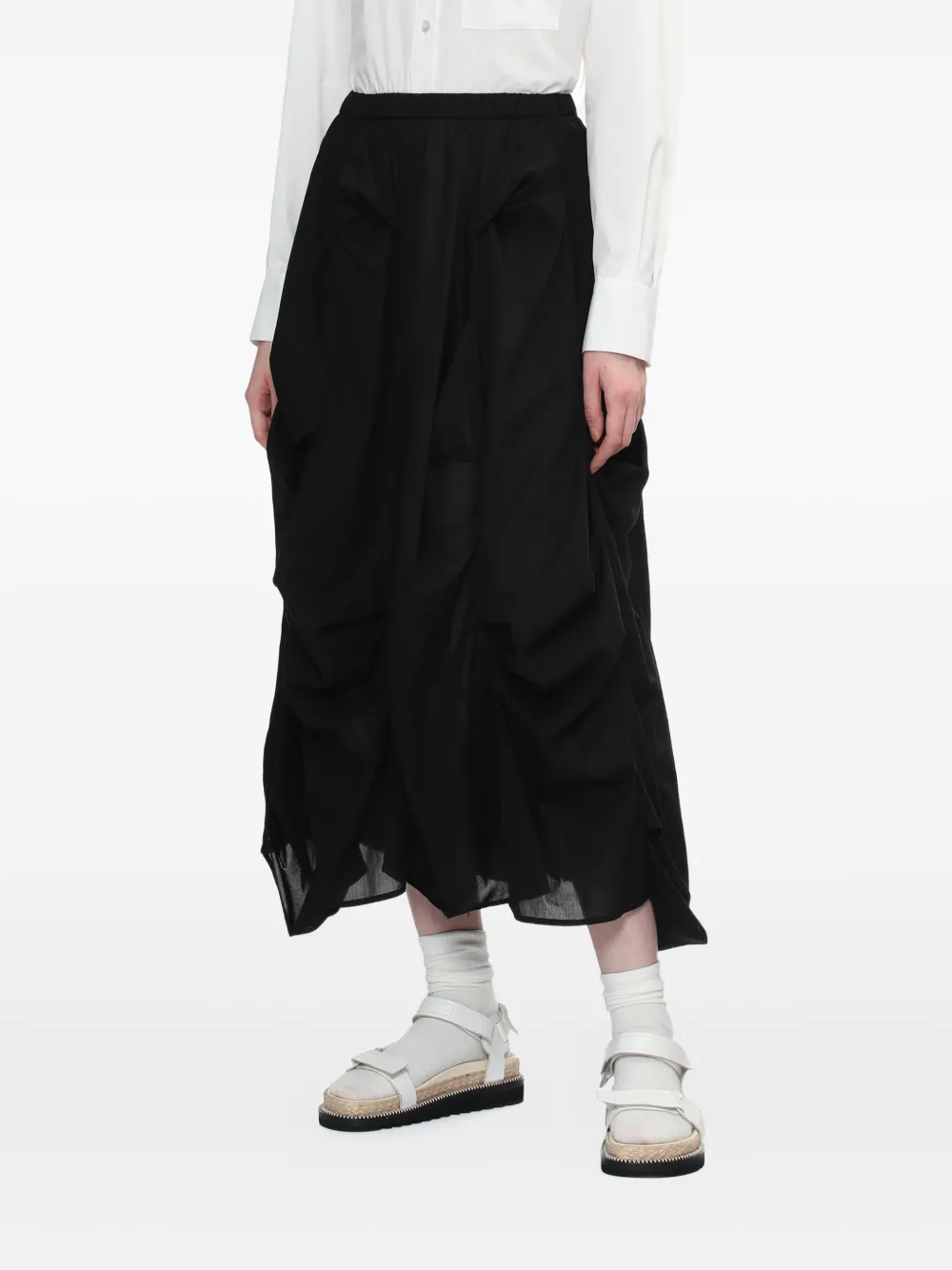 Юбка со сборками и драпировкой Enföld, белый 
Юбка со сборками и драпировкой Enföld, белый