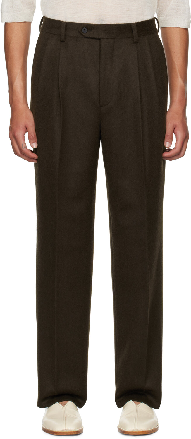 Брюки из коричневой фланели Baby Camel AURALEE
Брюки из коричневой фланели Baby Camel AURALEE