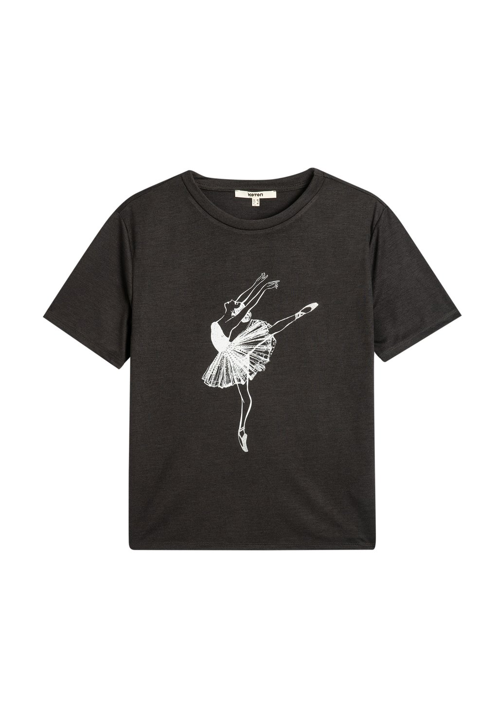 Футболка с принтом BALLERINA Koton, антрацит
Футболка с принтом BALLERINA Koton, антрацит