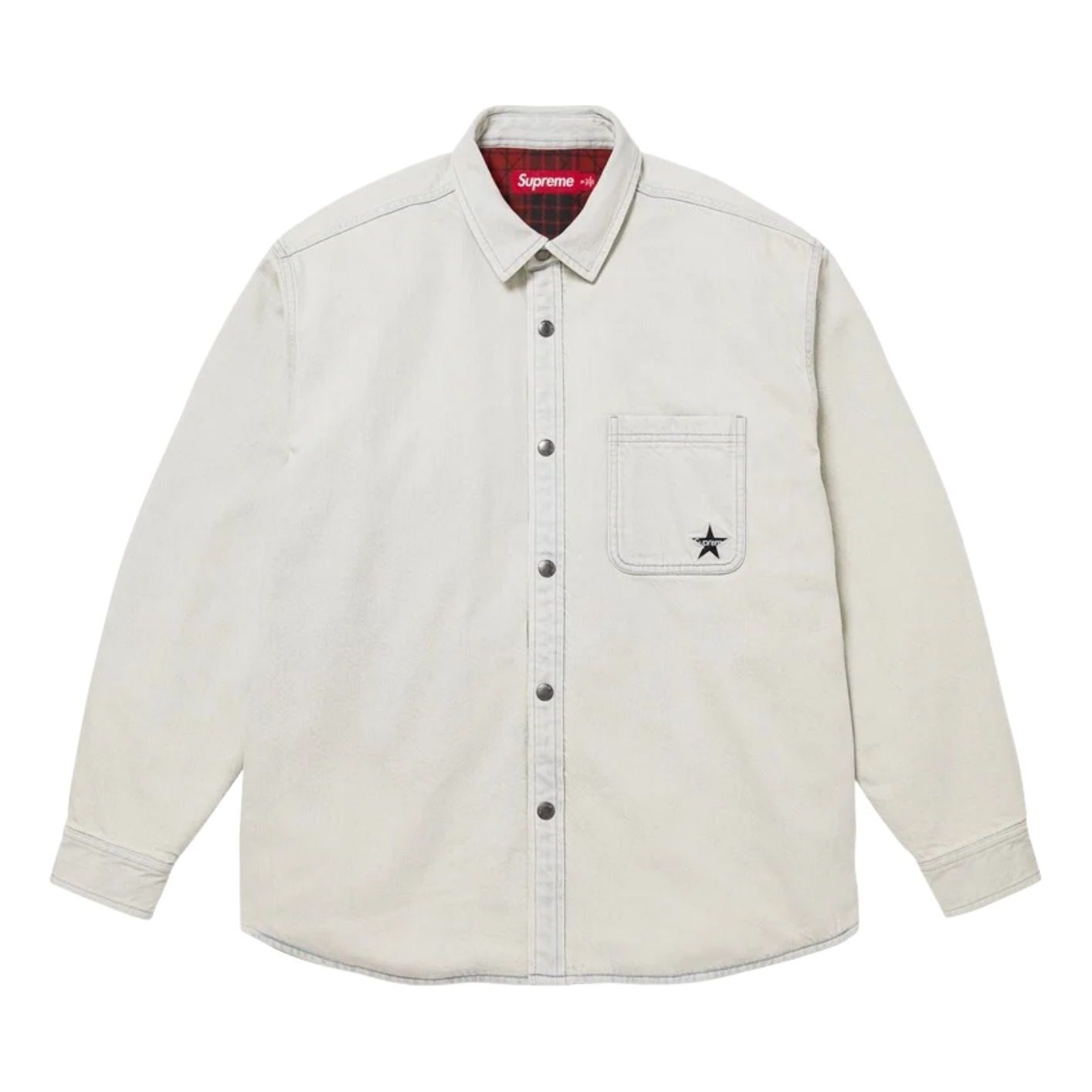 Рубашка Supreme FW25 из стеганого денима на кнопках, цвет «светлый индиго»
Рубашка Supreme FW25 из стеганого денима на кнопках, цвет «светлый индиго»