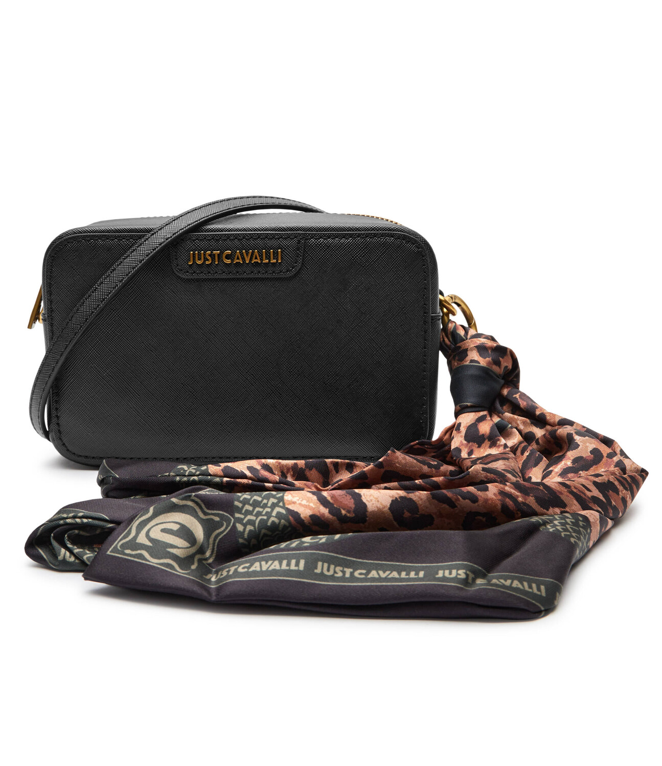 Сумка-мессенджер Just Cavalli + foulard, черный
Сумка-мессенджер Just Cavalli + foulard, черный