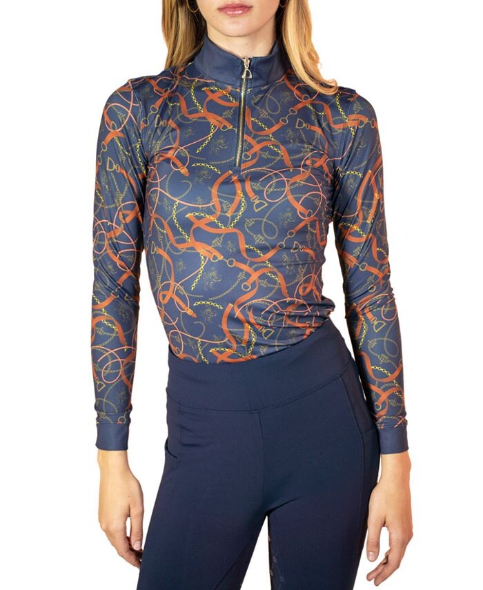 Спортивная футболка Royal Equestrian Base Layer Cavallas с воротником-стойкой Royal Equestrian Collection, синий
Спортивная футболка Royal Equestrian Base Layer Cavallas с воротником-стойкой Royal Equestrian Collection, синий