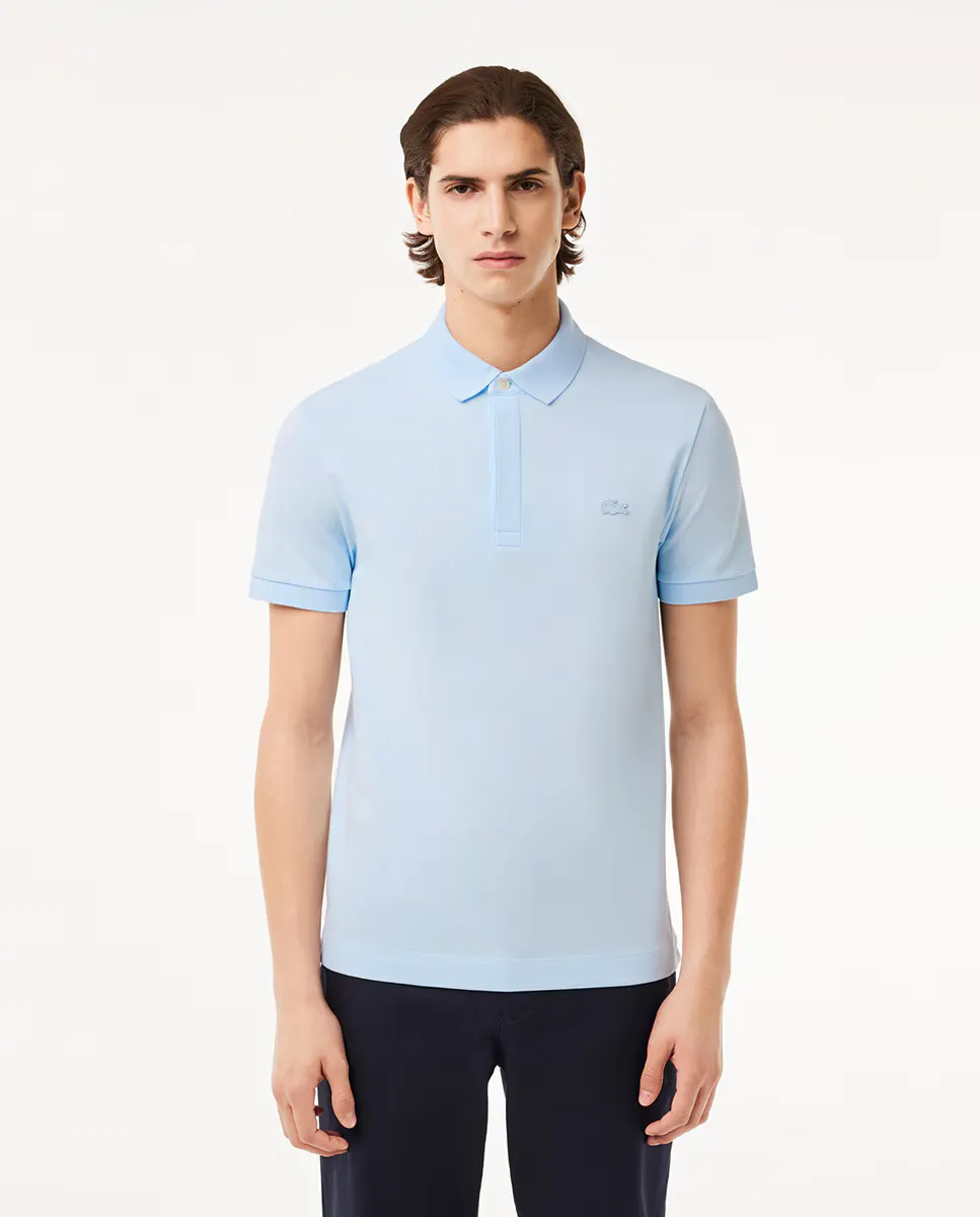 Классическая мужская рубашка-поло Paris из однотонного хлопкового пике стрейч Lacoste, светло-голубой
Классическая мужская рубашка-поло Paris из однотонного хлопкового пике стрейч Lacoste, светло-голубой