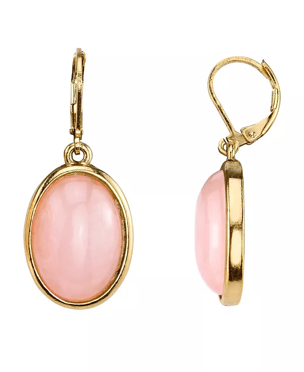 Серьги-Подвески овальной формы с полудрагоценным розовым кварцем, покрытым 14-каратным золотом 2028, pink
Серьги-Подвески овальной формы с полудрагоценным розовым кварцем, покрытым 14-каратным золотом 2028, pink