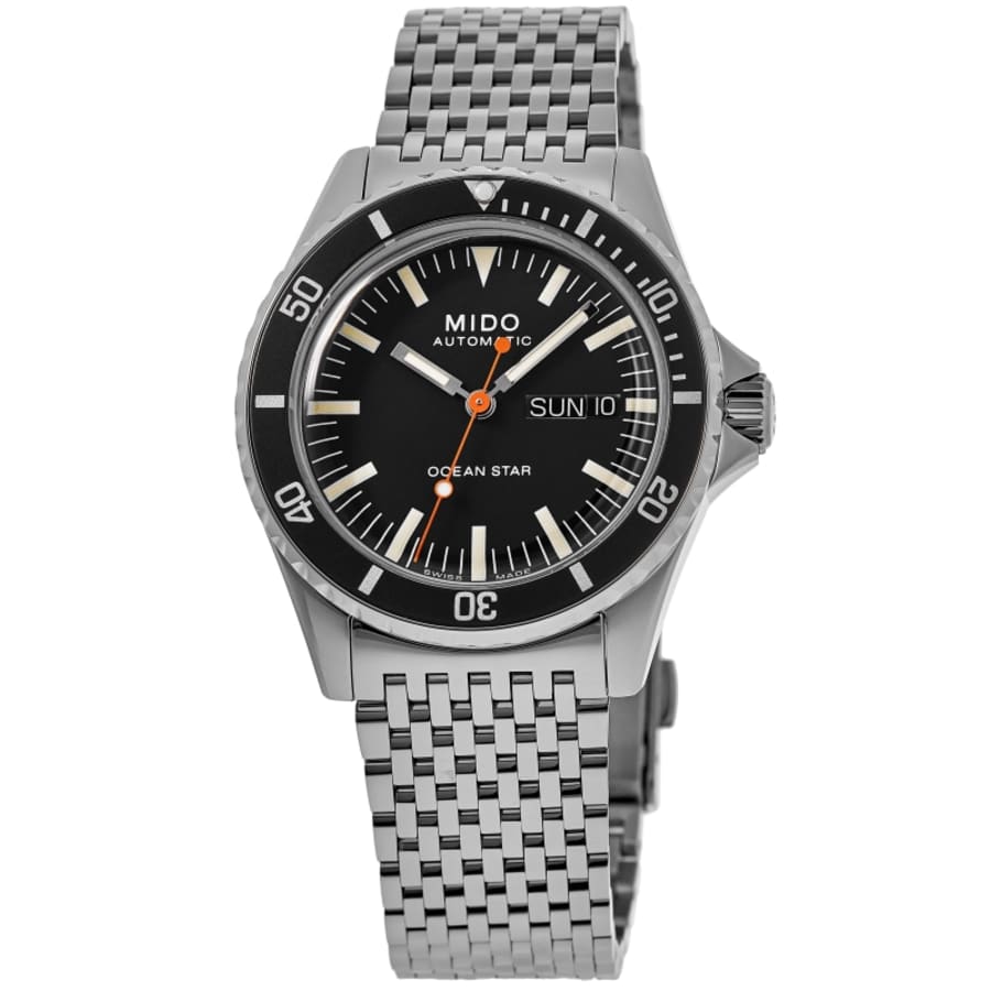 Мужские часы Mido Ocean Star Tribute Special Edition с черным циферблатом из стали M026.830.11.051.00
Мужские часы Mido Ocean Star Tribute Special Edition с черным циферблатом из стали M026.830.11.051.00