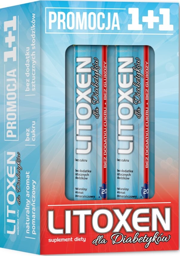 Ксенико, Литоксен для диабетиков, БАД, 1+1 (2×20 таблеток) Inna Marka
Ксенико, Литоксен для диабетиков, БАД, 1+1 (2×20 таблеток) Inna Marka