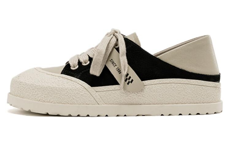 Кеды, скейтборд обувь женская низкая черный/коричневый Aokang 
Кеды, скейтборд обувь женская низкая черный/коричневый Aokang