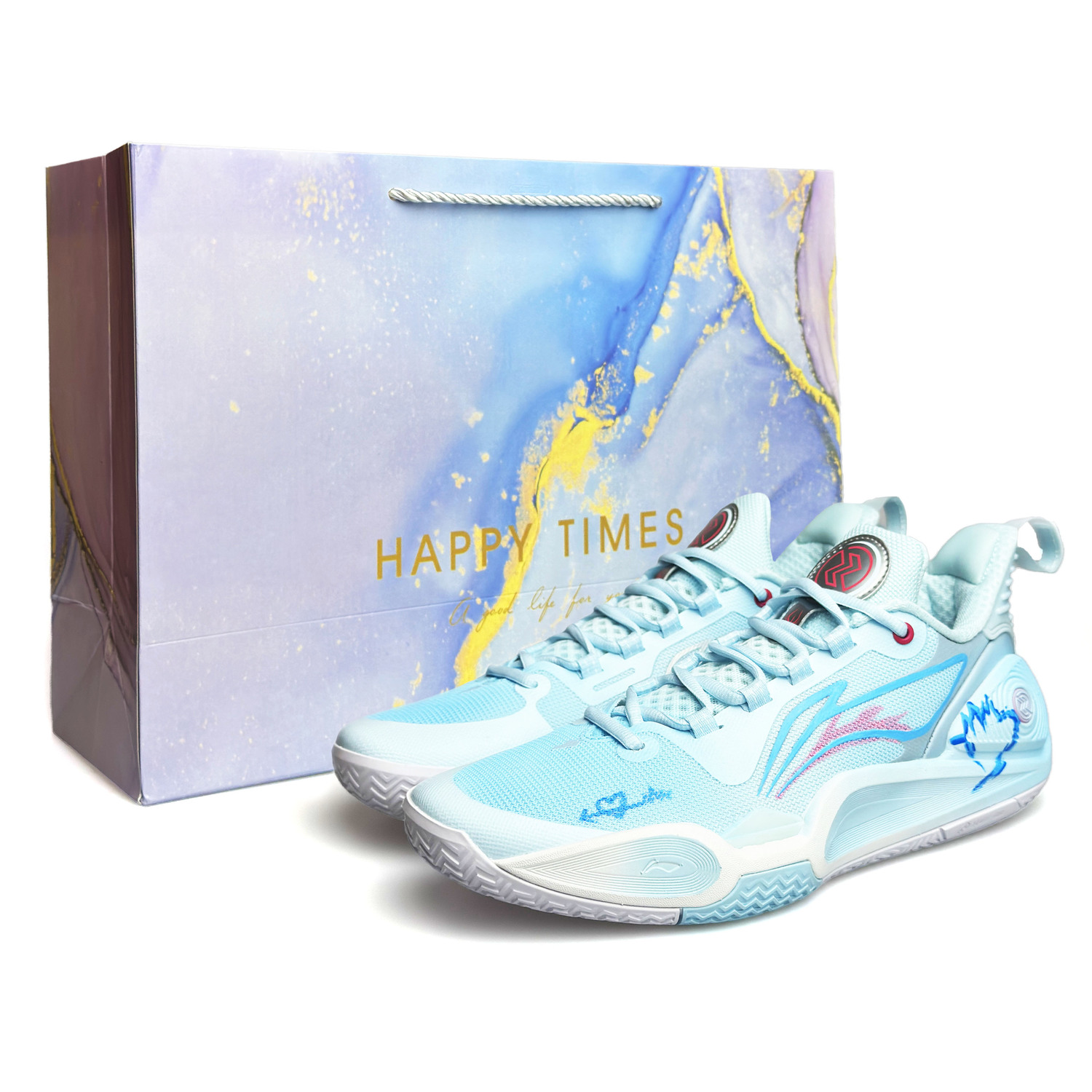 Speed 9 амортизация устойчивость к истиранию покрытие низкие баскетбольные кроссовки для мужчин LINING, Cotton Candy
Speed 9 амортизация устойчивость к истиранию покрытие низкие баскетбольные кроссовки для мужчин LINING, Cotton Candy