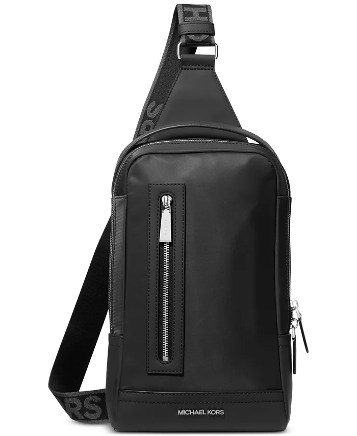 Мужская сумка-слинг А-силуэта с логотипом Michael Kors, черный
Мужская сумка-слинг А-силуэта с логотипом Michael Kors, черный