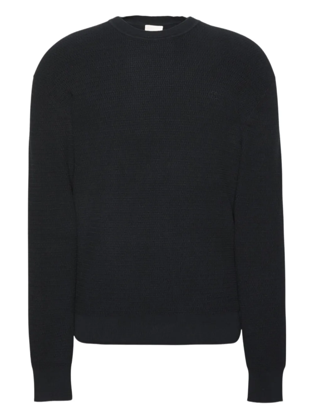 Текстурированный хлопковый свитер Calvin Klein, черный
Текстурированный хлопковый свитер Calvin Klein, черный