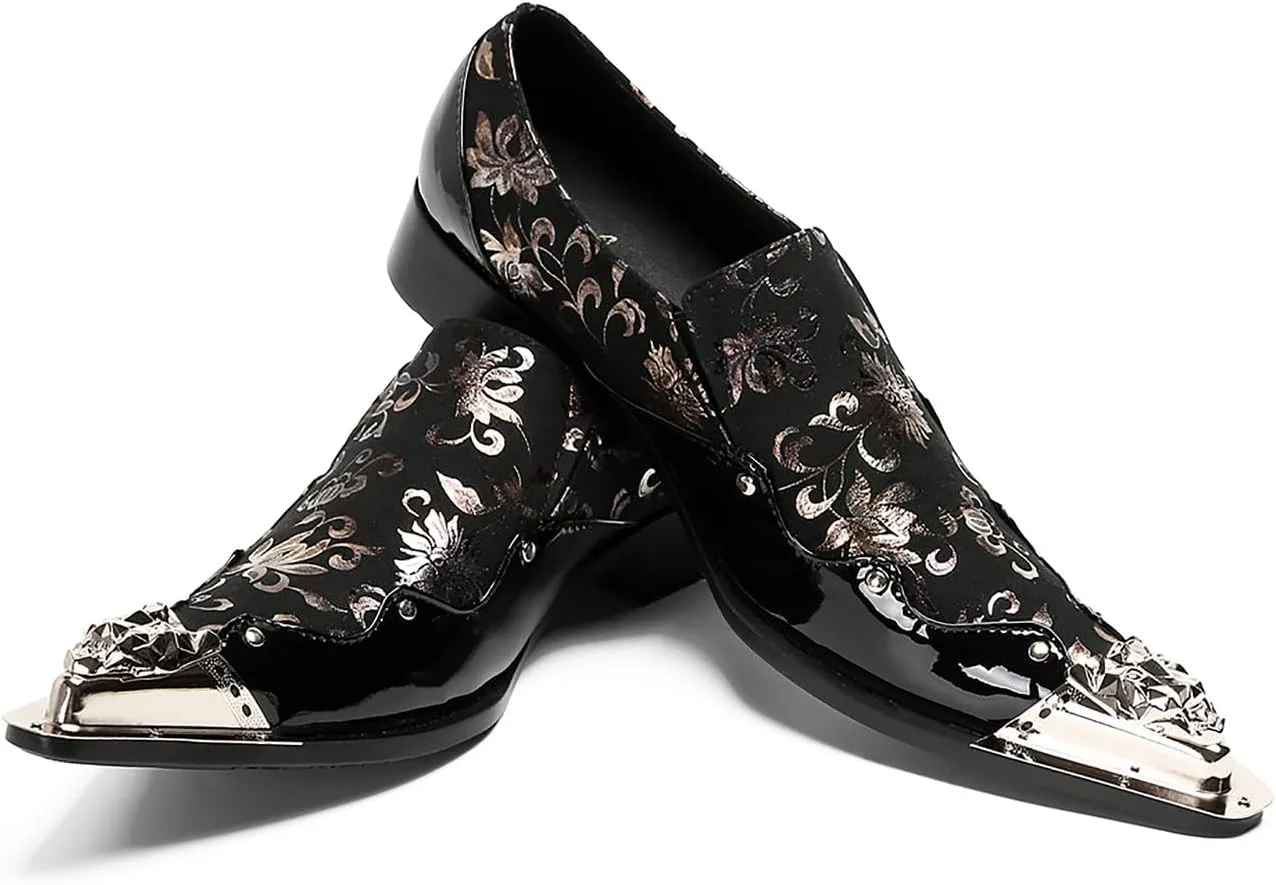 Мужские лоферы Santimon, повседневные и праздничные, черные туфли из кожи с металлическим носком, без шнурков, стиль пенни-лофер, для диско, смокинга, выпускного и летнего сезона, черный
Мужские лоферы Santimon, повседневные и праздничные, черные туфли из кожи с металлическим носком, без шнурков, стиль пенни-лофер, для диско, смокинга, выпускного и летнего сезона, черный