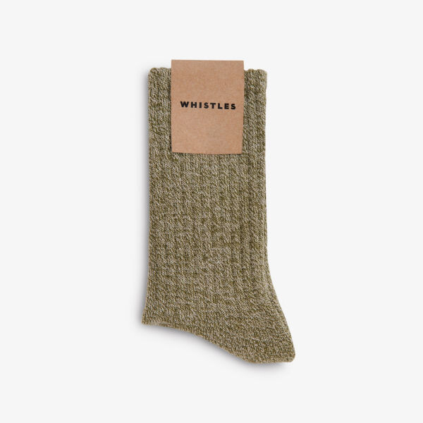 Массивные носки из смесового хлопка Whistles, зеленый
Массивные носки из смесового хлопка Whistles, зеленый
