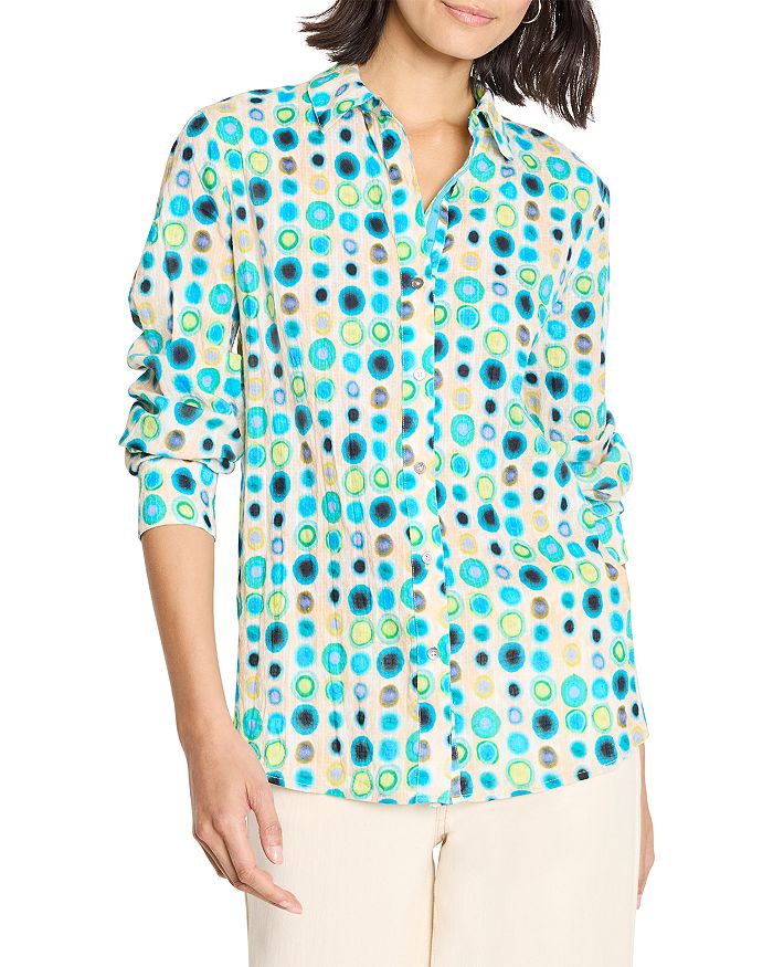 Яркая Кринолиновая Рубашка Bright Spot NIC+ZOE, синий
Яркая Кринолиновая Рубашка Bright Spot NIC+ZOE, синий