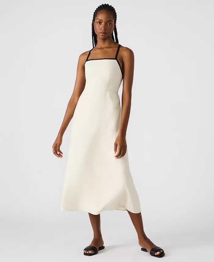 Женское миди-платье Riyan с фартучным вырезом и контрастной отделкой Steve Madden, коричневый/бежевый
Женское миди-платье Riyan с фартучным вырезом и контрастной отделкой Steve Madden, коричневый/бежевый