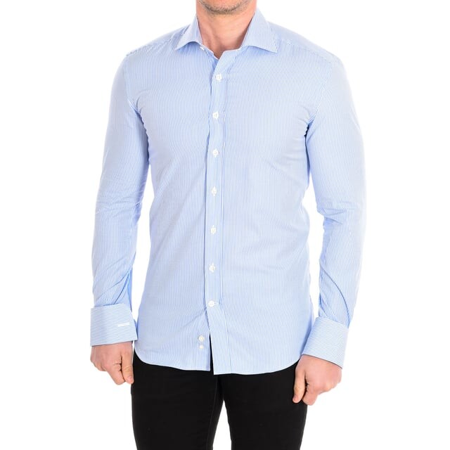 Мужская рубашка с длинным рукавом и воротником с лацканами и пуговицами thym3 Cafe Coton, синий
Мужская рубашка с длинным рукавом и воротником с лацканами и пуговицами thym3 Cafe Coton, синий