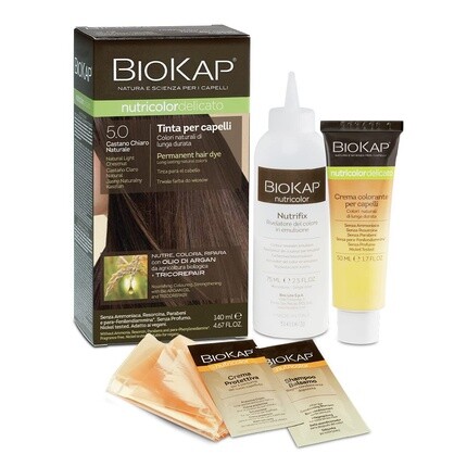 Biokap Nutricolor Delicato 5.0 Светло-коричневый 140мл Bios Line Spa
Biokap Nutricolor Delicato 5.0 Светло-коричневый 140мл Bios Line Spa