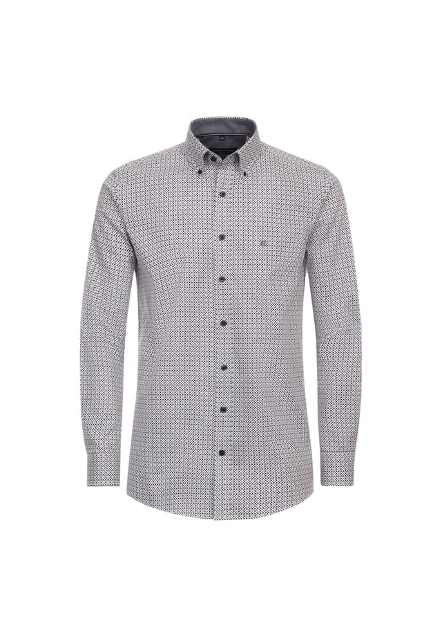 Повседневная рубашка с принтом удобная посадка Casamoda, синий 
Повседневная рубашка с принтом удобная посадка Casamoda, синий