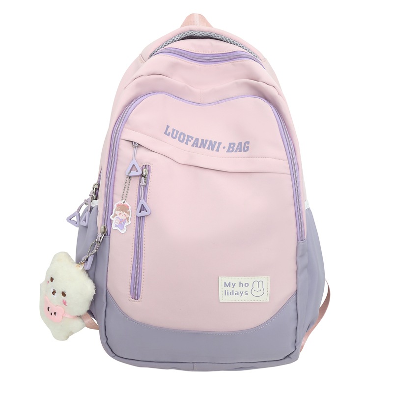 BALANG Нейлоновый рюкзак женский фиолетовый розовый красный синий, Purple Blush Bear+Pendants
BALANG Нейлоновый рюкзак женский фиолетовый розовый красный синий, Purple Blush Bear+Pendants