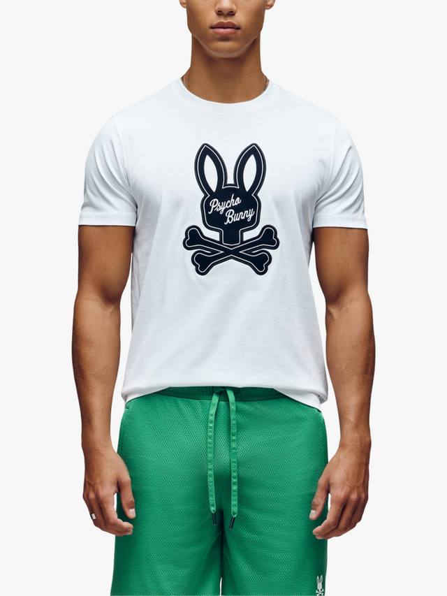 Футболка Derek с графическим логотипом Psycho Bunny, White
Футболка Derek с графическим логотипом Psycho Bunny, White