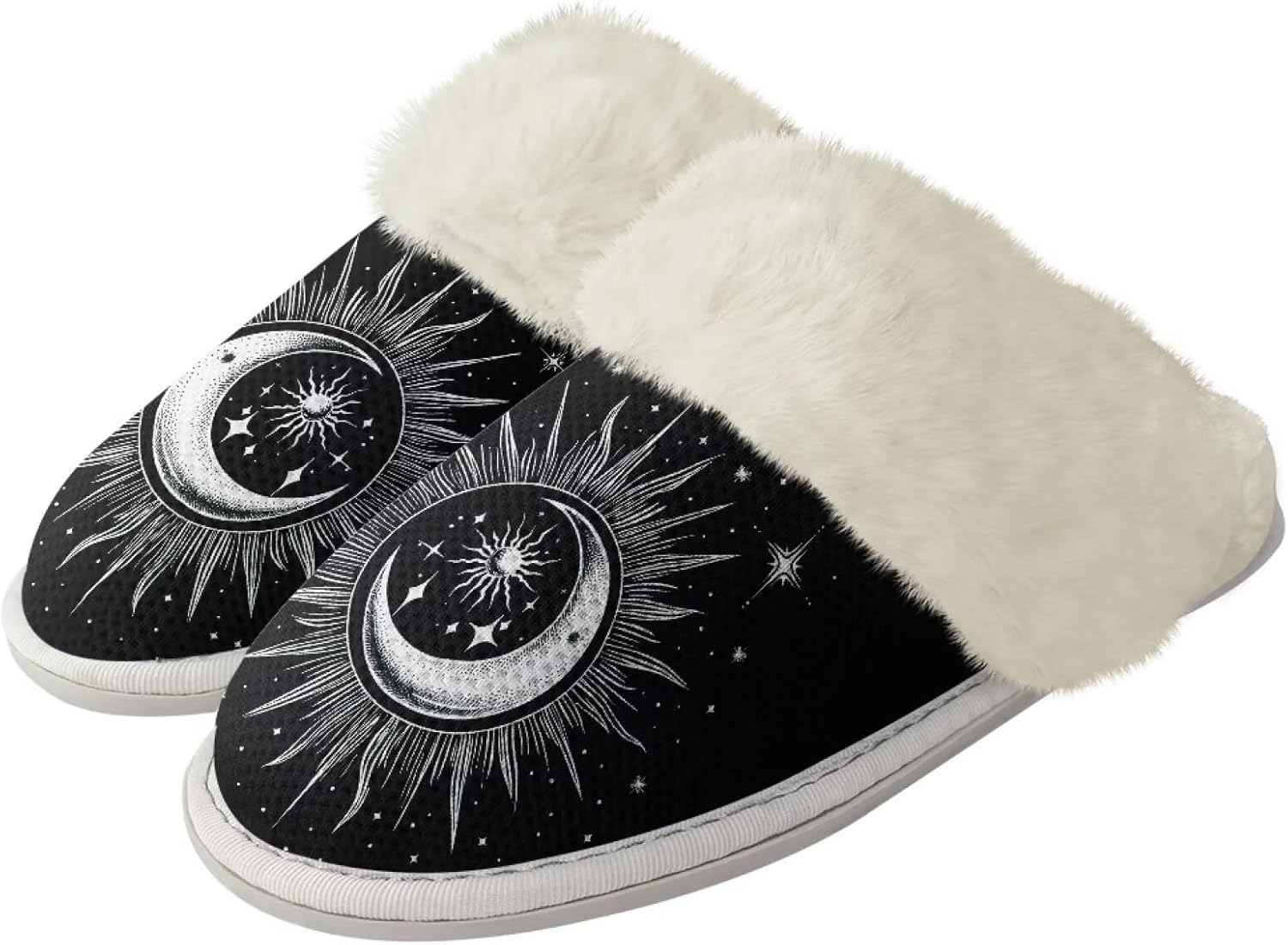 Домашние тапочки Binienty для женщин и мужчин ультралегкие пушистые зимние, Sun and Moon
Домашние тапочки Binienty для женщин и мужчин ультралегкие пушистые зимние, Sun and Moon