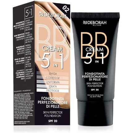 Deborah Milano BB Cream Foundation Формула 5 в 1 с SPF 20, 5,1 г — упаковка из 2 шт.
Deborah Milano BB Cream Foundation Формула 5 в 1 с SPF 20, 5,1 г — упаковка из 2 шт.